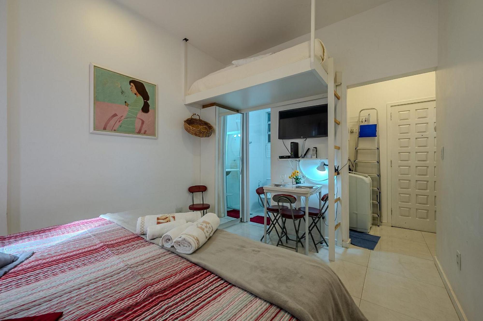 Studio Na Quadra Da Praia De Copacabana Río de Janeiro Exterior foto